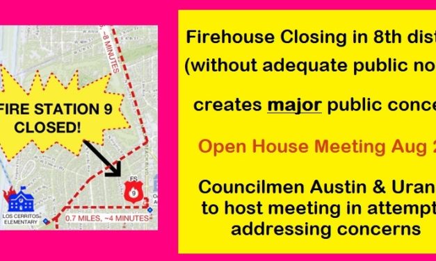 Closing LB Firehouse in 8th district without adequate public notice sets off major public concerns