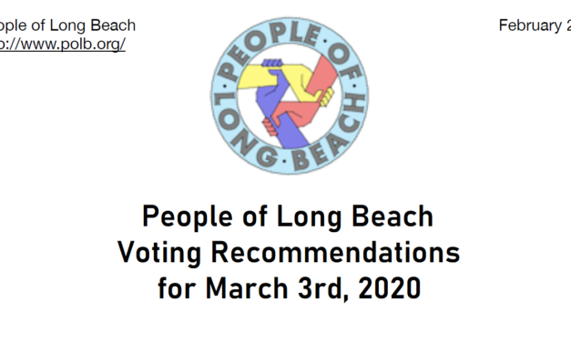 Long Beach Voting Recommendations